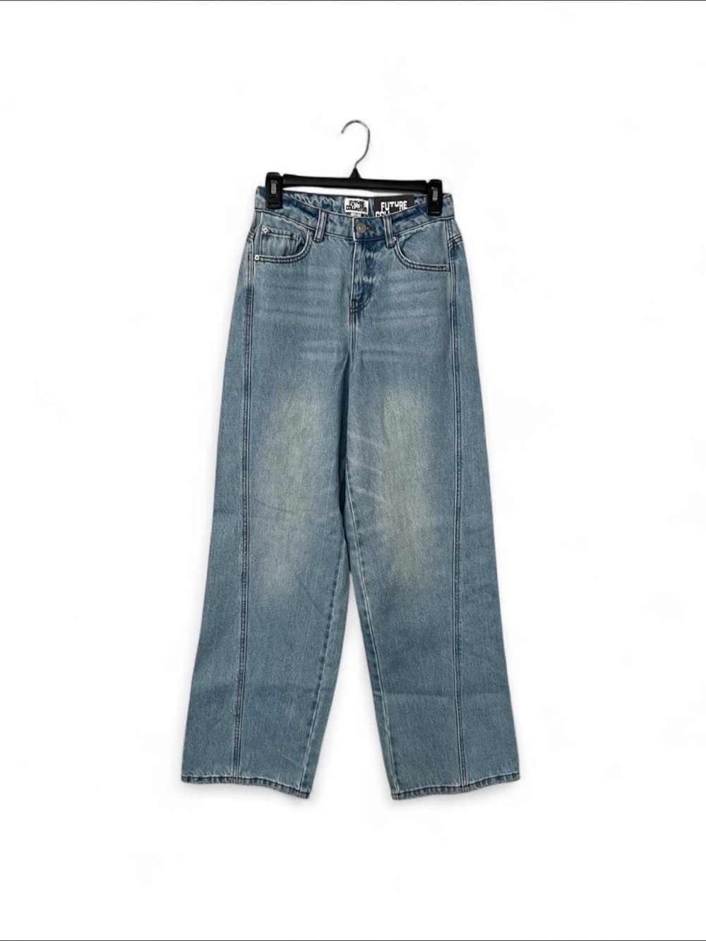 NWT Future Collective Mid-Rise Wide Leg Jeans